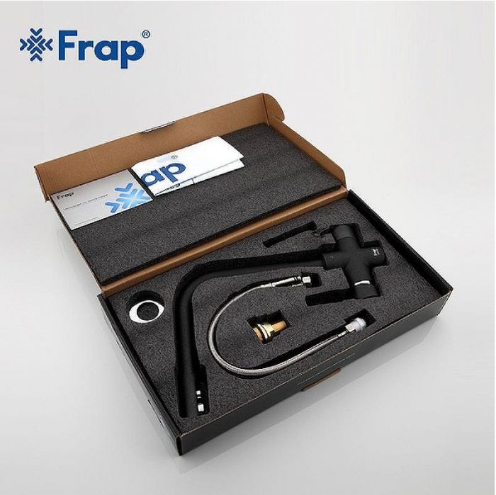 Смеситель для кухни Frap F4352-7 Черный матовый