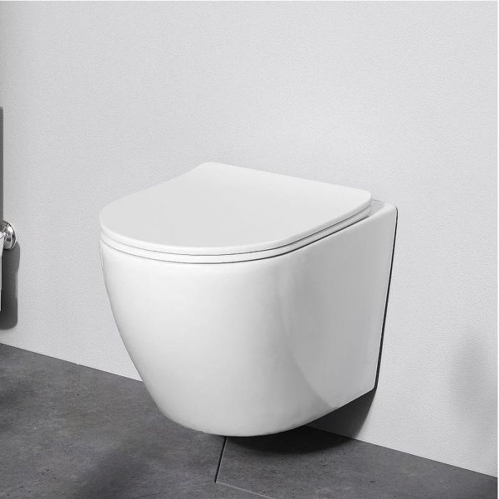 Комплект унитаза с инсталляцией AM.PM Like IS90251.801900 с сиденьем Микролифт и клавишей смыва Хром глянцевый