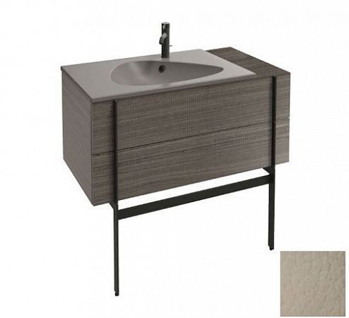 Тумба под раковину 100 см Jacob Delafon Nouvelle Vague EB3031-NR2 коричневая кожа Тумба под раковину 100 см Jacob Delafon Nouvelle Vague EB3031-NR2 коричневая кожа