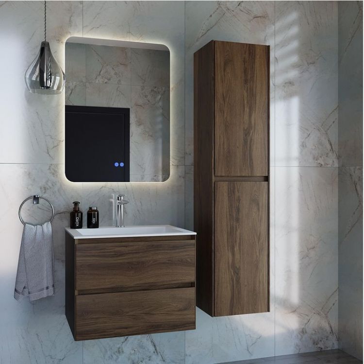 Шкаф пенал Vincea Chiara/Luka 35 VSC-2CL150CO подвесной цвет C.Oak