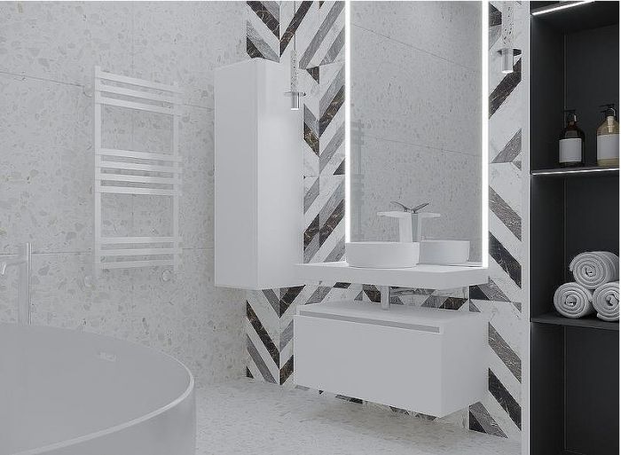 Тумба Boheme Armadi Art Vallessi UNO-S 60 897-060-W подвесная White