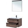Комплект мебели для ванной Aquanet Lino 80 271956 подвесной Дуб веллингтон Комплект мебели для ванной Aquanet Lino 80 271956 подвесной Дуб веллингтон
