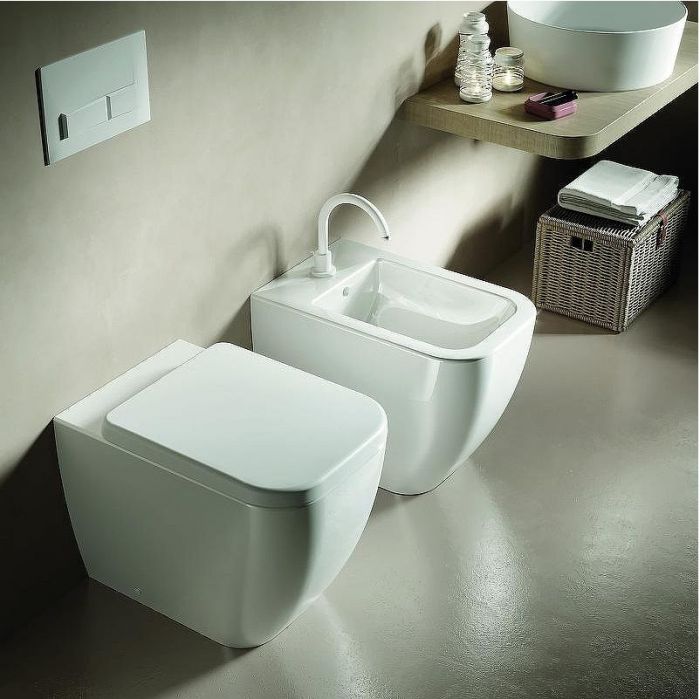 Унитаз Hatria Bianca Y3AL01 приставной без сиденья