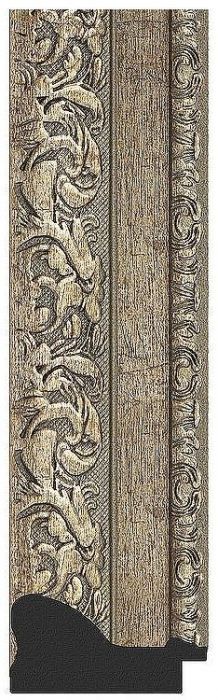 Зеркало Evoform Exclusive-G 120х95 BY 4358 с гравировкой в багетной раме - Виньетка античное серебро 85