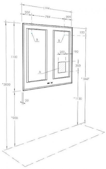 Зеркало Aquaton Сакура 120 1A249702SKW80 Белое