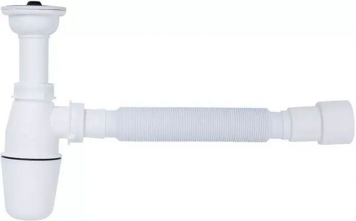 Сифон для раковины Aquanet 342064 цвет Хром