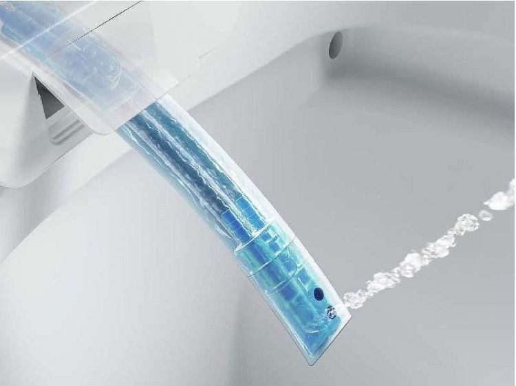 Унитаз биде Uni-Flow Mi-smart CB1088ZR приставной цвет Белый с сиденьем Микролифт