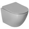 Унитаз Vincea Globo VT1-14TMG подвесной цвет Серый матовый с сиденьем Микролифт