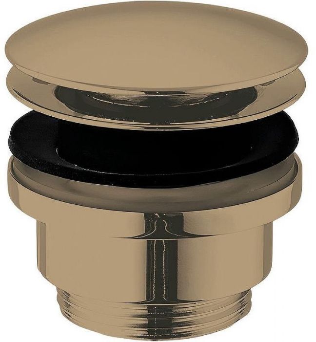 Донный клапан Webert AC0405794 click-clack Золото матовое