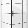 Душевой уголок Niagara Nova 100х100 NG-0200-08 BLACK профиль Черный стекло прозрачное