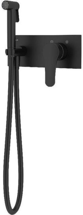 Гигиенический душ со смесителем Teska Elsa Pro BTK6408 Черный матовый