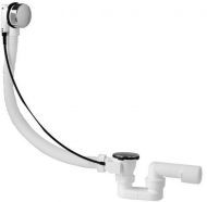 Слив-перелив PlastBrno EVSC150 Хром Белый