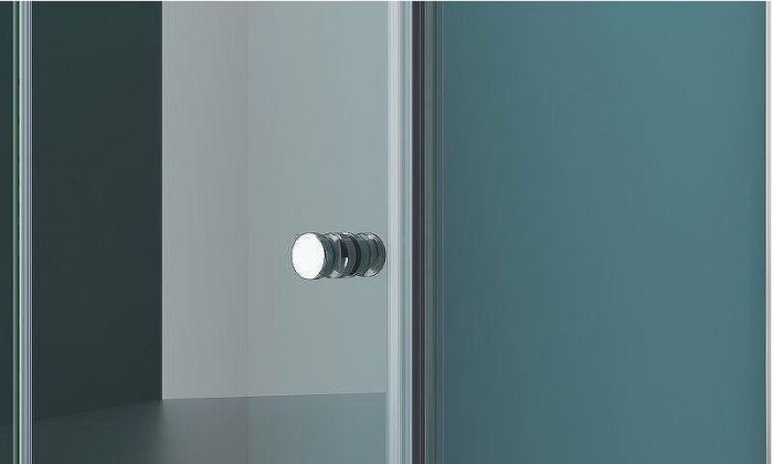 Душевой уголок BelBagno Albano 90х100 ALBANO-ASH-1-90/100-C-Cr профиль Хром стекло прозрачное