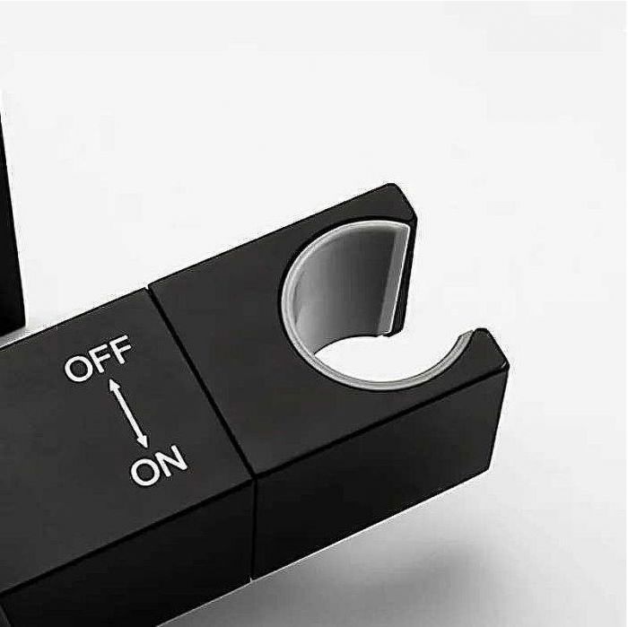 Гигиенический душ со смесителем Gappo G7207-60 с термостатом Черный матовый