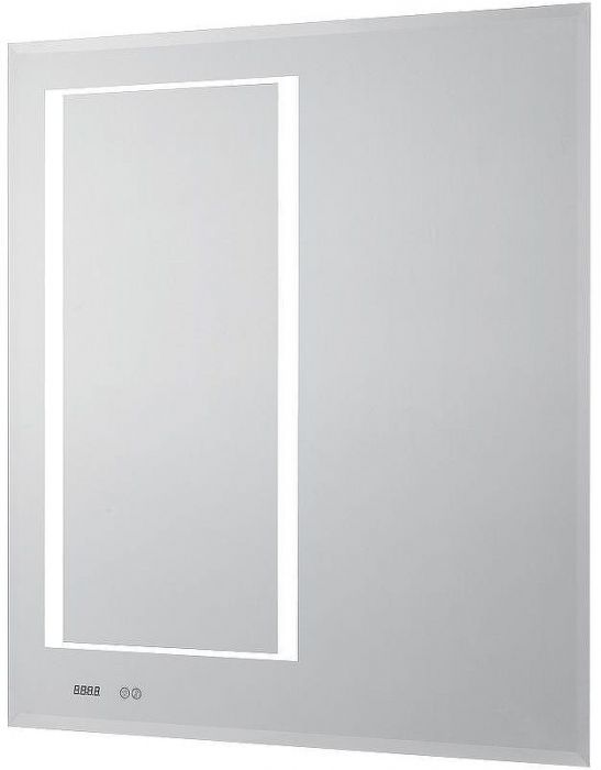Зеркало Aquaton Сакура 100 1A235102SKW80 с подсветкой с сенсорным выключателем с антизапотеванием и часами