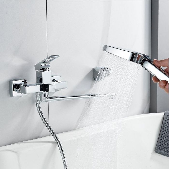 Смеситель для ванны Raffine F2296 универсальный цвет Хром