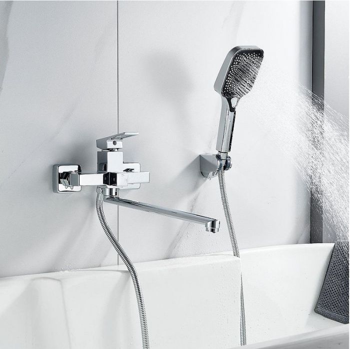 Смеситель для ванны Raffine F2296 универсальный цвет Хром