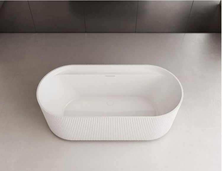 Акриловая ванна Abber 170х80 AB9444MW без гидромассажа