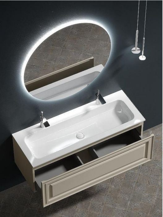 Тумба под раковину Sancos Very 120 VR120CE подвесная Beige Soft