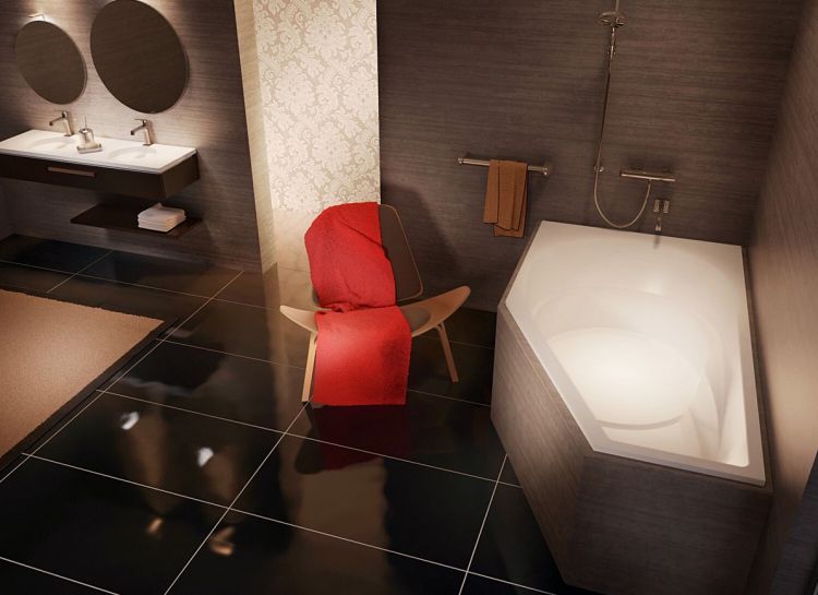 Акриловая ванна RIHO Yukon 160x90 L, BA3500500000000 Акриловая ванна RIHO Yukon 160x90 L, BA3500500000000