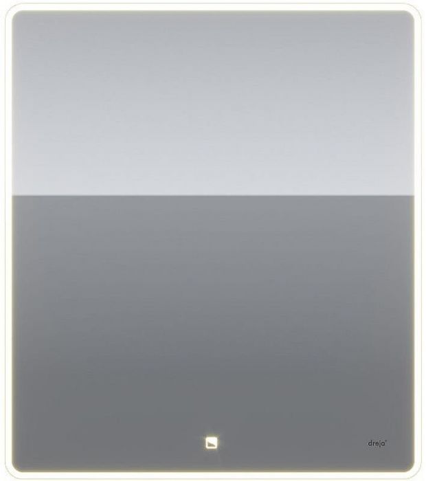 Зеркало Dreja Point 70 99.9028 с подсветкой Белый с сенсорным выключателем