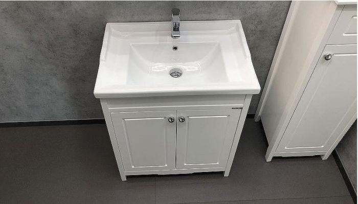 Тумба с раковиной Comforty Тбилиси 70 00003132629 Белая