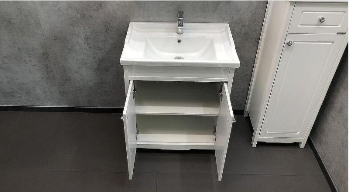Тумба с раковиной Comforty Тбилиси 70 00003132629 Белая
