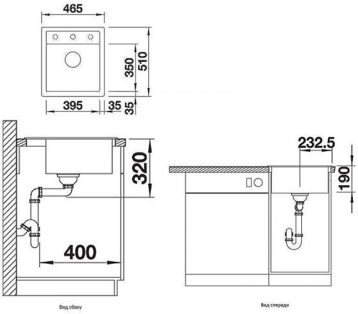 Кухонная мойка Blanco Dalago 45 517317 Серый беж