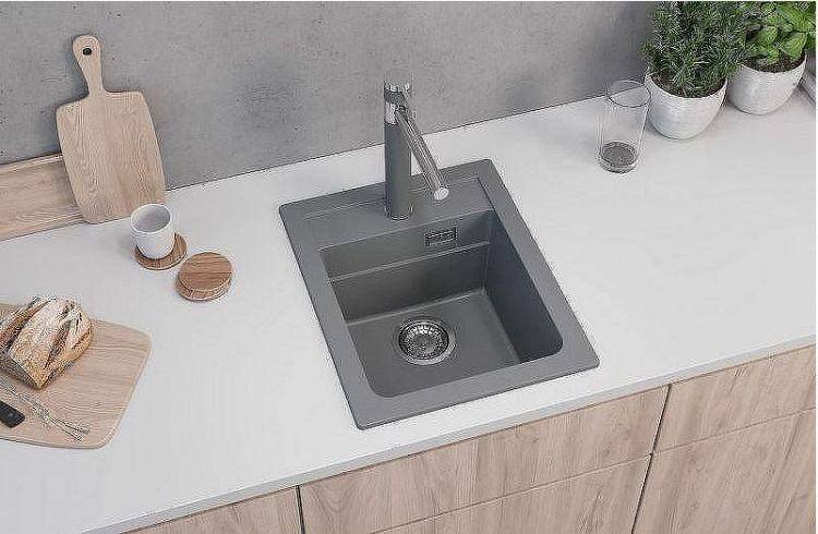 Кухонная мойка Alveus Granital Atrox 10 Concrete G81 400x500 1139770 Бетон