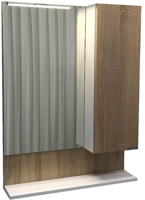 Зеркало со шкафом Comforty Рига 60 00004142211 Дуб сонома
