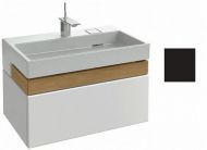 Тумба под раковину Jacob Delafon Terrace 80 см EB1186-M61, черный матовый