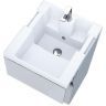 Тумба с раковиной Marka One Bumble 40П Ц0000001481 подвесная Белая Тумба с раковиной Marka One Bumble 40П Ц0000001481 подвесная Белая