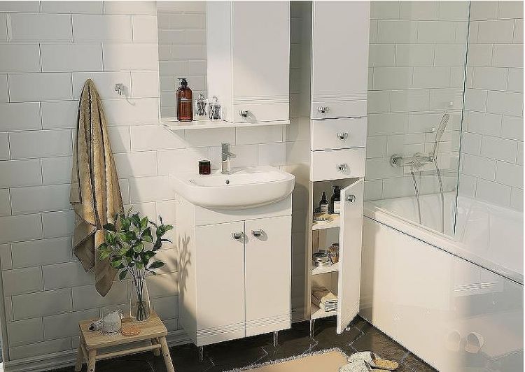 Тумба под раковину 1MarKa Story 45Н У99313 Белый глянец Тумба под раковину 1MarKa Story 45Н У99313 Белый глянец