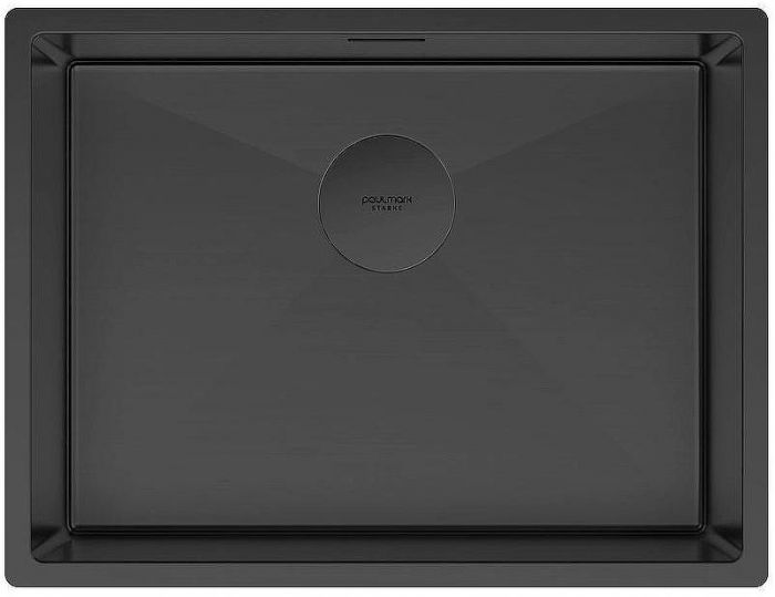 Кухонная мойка Paulmark Next 58 Uni PM215844-MBN Черная матовая