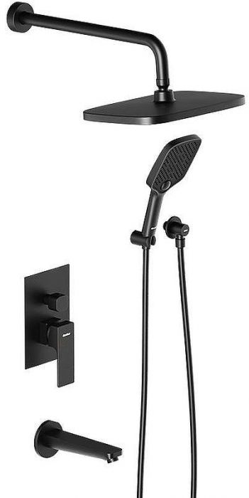 Душевая система Damixa Gala 953510300 Черная матовая