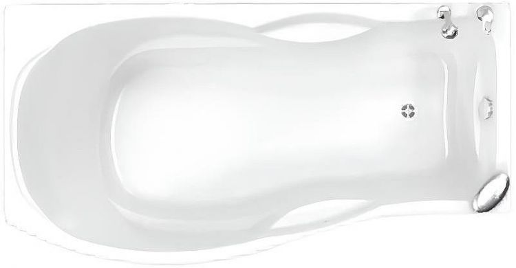 Акриловая ванна BellSan Милен 170x90 R 4627171532466 с гидромассажем