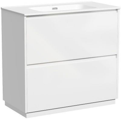 Тумба под раковину Sancos Libra Floor 90 LB90FW Белый глянец