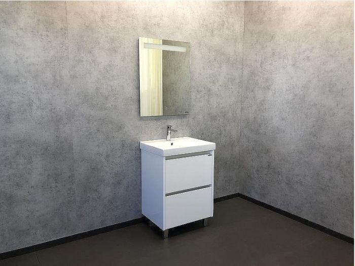 Тумба с раковиной Comforty Дублин 60 00004137134 Белый глянец