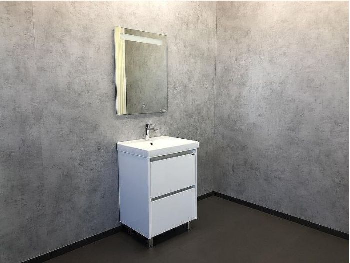 Тумба с раковиной Comforty Дублин 60 00004137134 Белый глянец