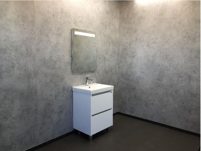Тумба с раковиной Comforty Дублин 60 00004137134 Белый глянец