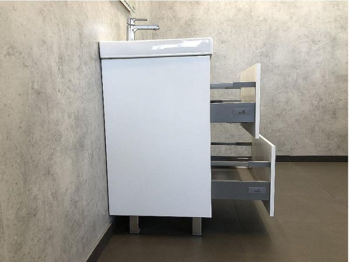 Тумба с раковиной Comforty Дублин 60 00004137134 Белый глянец