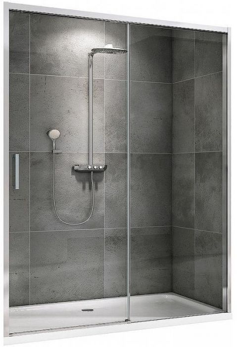 Душевая дверь Abber Komfort 170 AG93170 профиль Хром стекло прозрачное
