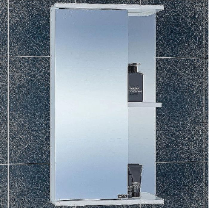 Зеркальный шкаф СанТа Ника 40 L 101080 Белый