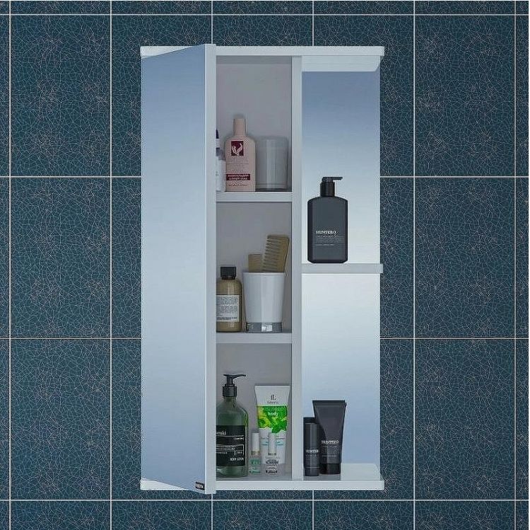 Зеркальный шкаф СанТа Ника 40 L 101080 Белый