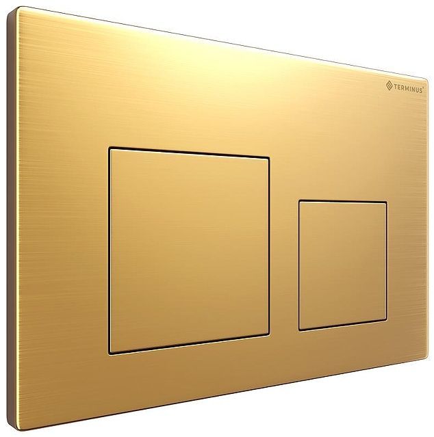 Клавиша смыва Terminus 82K24х16G цвет Золото