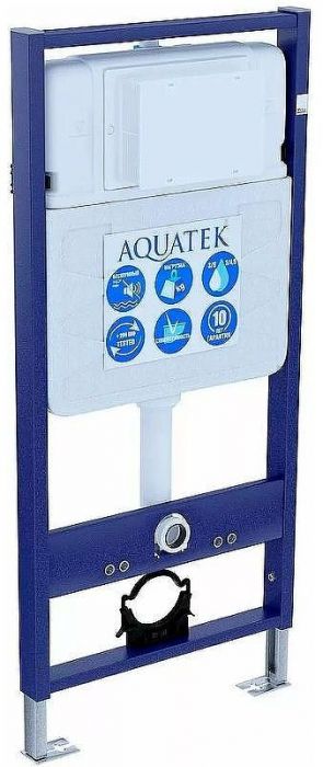 Комплект унитаза с инсталляцией Aquatek Set Aquatek Европа с сиденьем Микролифт