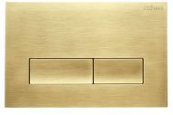 Клавиша смыва Cezares Slider SLIDER-BTN-BORO цвет Золото Сталь