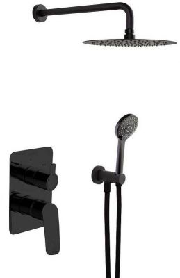 Душевая система Ramonsoler New Fly K5715021NM Черная матовая
