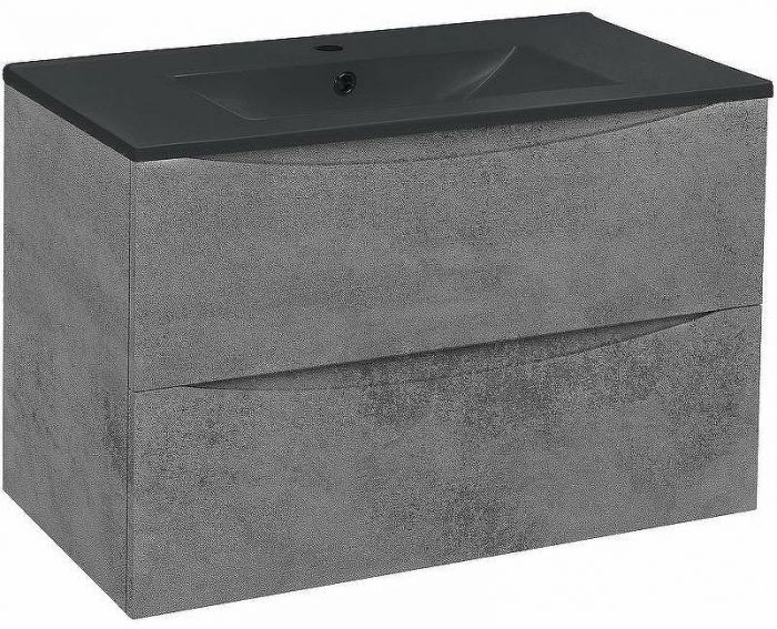 Тумба под раковину Vincea Mia 75 VMC-2MC750BT подвесная Beton