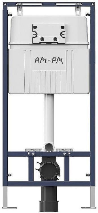 Инсталляция AM.PM MasterFit I012710.0201 для унитаза с Белой глянцевой клавишей смыва